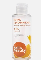 Тоник для лица Hello Beauty с витамином С 150 мл