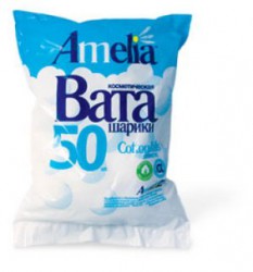 Ватные шарики Амелия 50 шт.