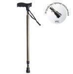 Трость опорная, Крейт арт. СТ-ТРП-03 раздвижная с покрытием и УПС до 100 кг по ТУ-9451-001-22406398-99 бронза