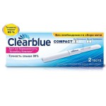 Тест для определения беременности, ClearBlue (КлиаБлу) 2 шт компакт