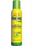 Аэрозоль, Picnic (Пикник) 150 мл фэмили от комаров