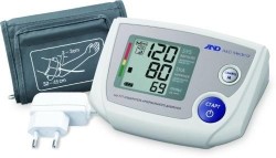 Тонометр автоматический AND на плечо с адаптером с большой манжетой 32-45 см ua-777 L