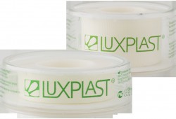 Лейкопластырь Luxplast фиксирующий на шелковой основе катушка р. 5мх2.5см