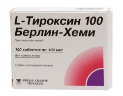 L-Тироксин 100 Берлин Хеми табл. 100 мкг 100 шт.