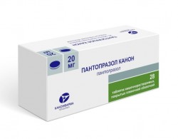 Пантопразол Канон табл. кишечнораств. п/о пленочной 20 мг 28 шт.