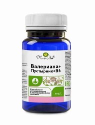 Валериана+Пустырник+В6 Mirrolla БАД 50 шт. табл.
