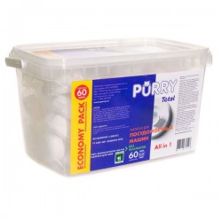 Таблетки для посудомоечных машин 60 шт. Pyrry тотал