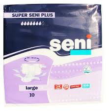 Подгузники для взрослых Seni супер плюс айр лардж р. L 10 шт.