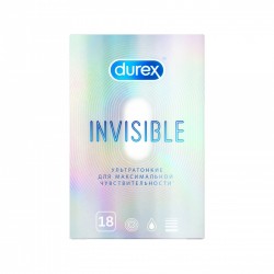 Презервативы Durex Инвизибл ультратонкие 18 шт.