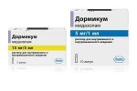 Дормикум, раствор для внутривенного и внутримышечного введения 5 мг/мл 1 мл 10 шт ампулы