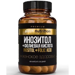 Инозитол + Фолиевая кислота aTech Nutrition премиум 60 шт. капс. 720 мг