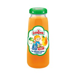 Сок Спеленок яблоко груша с мякотью с 5 мес без сахара 200 мл