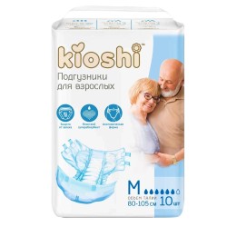 Подгузники для взрослых 10 шт. Kioshi бумажные р. M