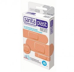 Лейкопластырь Sanitaplast Некст универсальный на нетканой основе 20 шт.