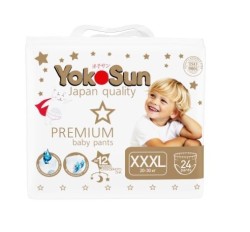 Подгузники-трусики 24 шт. YokoSun премиум 20-30 кг р. XXXL