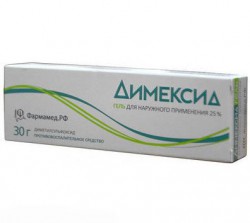 Димексид гель д/наружн. прим. 25% 30 г 1 шт.