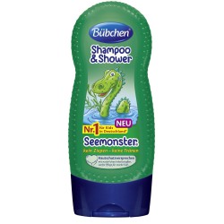 Шампунь для волос и тела Bubchen Зеленый монстр 230 мл