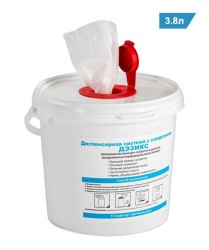 Ведро-диспенсер Дэзикс (для сухих салфеток) 3.8 л