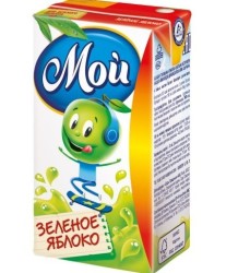 Сок Мой яблочный из зеленых яблок с 12 мес. 125 мл