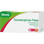 Телмисартан-Тева, таблетки 40 мг 30 шт