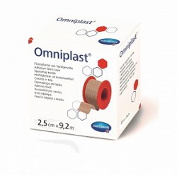 Лейкопластырь Omniplast из текстильной ткани р. 2.5смх9.2м 1 шт.