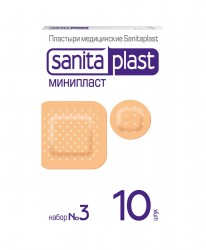 Лейкопластырь Sanitaplast минипласт 10 шт.