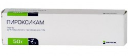 Пироксикам гель д/наружн. прим. 1% 50 г 1 шт.